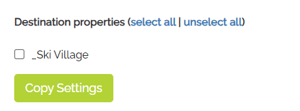 Destination Properties