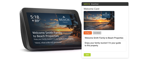 SmartHost Custom Welcome Cards